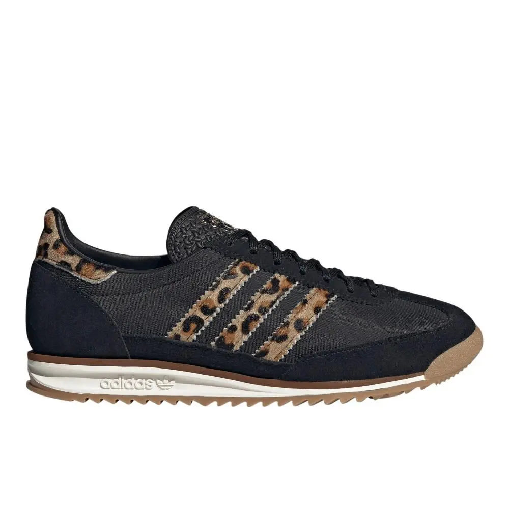 Adidas Sl 72 Og Lace Up Womens Black Sneakers Casual Shoes JR1640