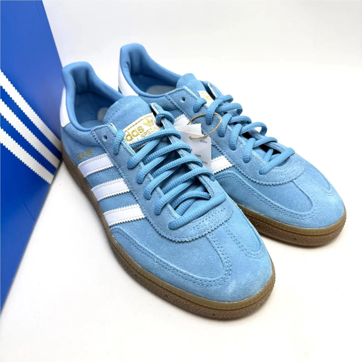 Adidas shoes - Adidas Handball Spezial - Handball Spezial - JQ6822 - Light Blue/Cloud White/Gum 9