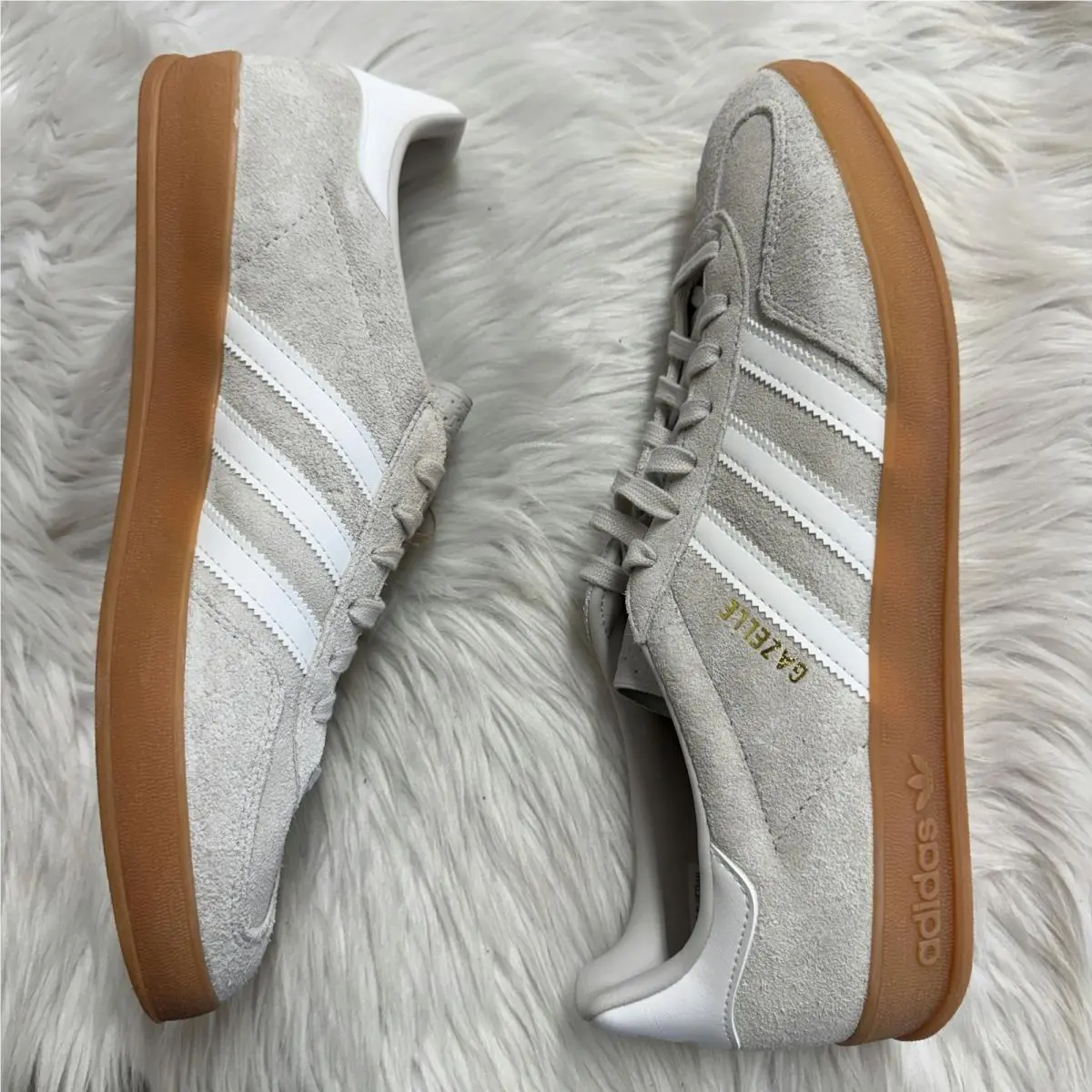Adidas shoes - Gazelle Indoor Chalk Pearl White - HQ5153 - White 5