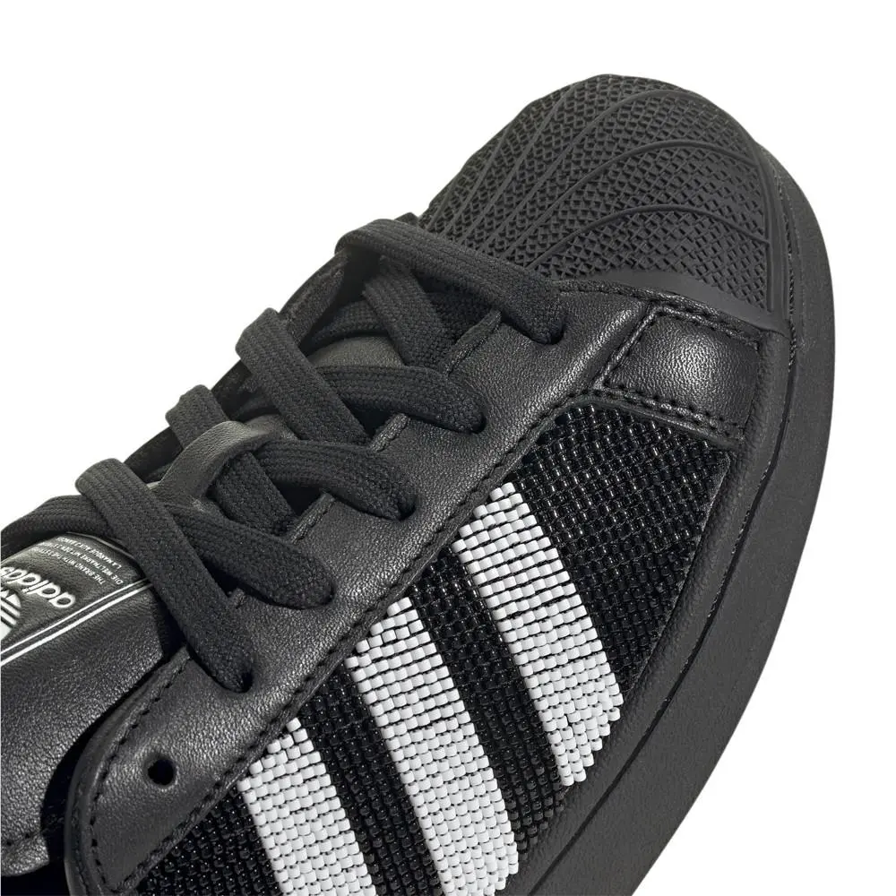 Adidas shoes - adidas Superstar Ii Lace Up - JH7098 - Black 12
