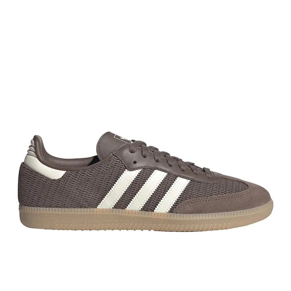 Adidas Samba Og Lace Up Mens Brown Sneakers Casual Shoes JI3184