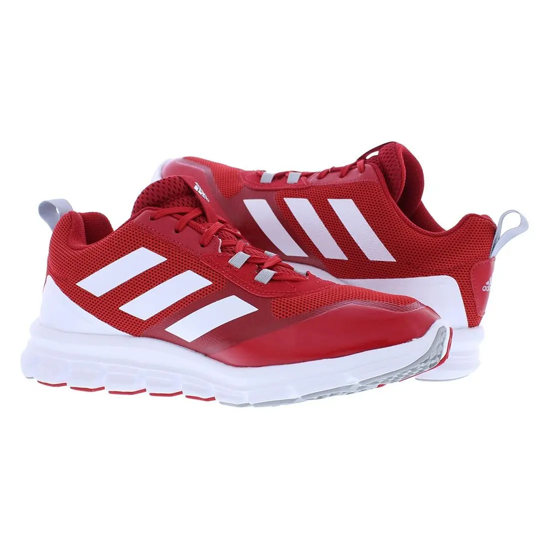 Adidas shoes - Team Power Red/White/Silver Metallic, Main: Red 1