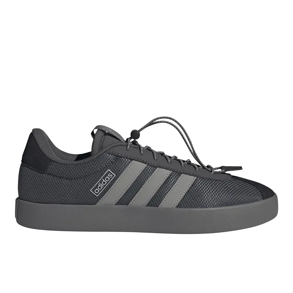 Adidas Vl Court 3.0 Slip On Mens Grey Sneakers Casual Shoes IH6581