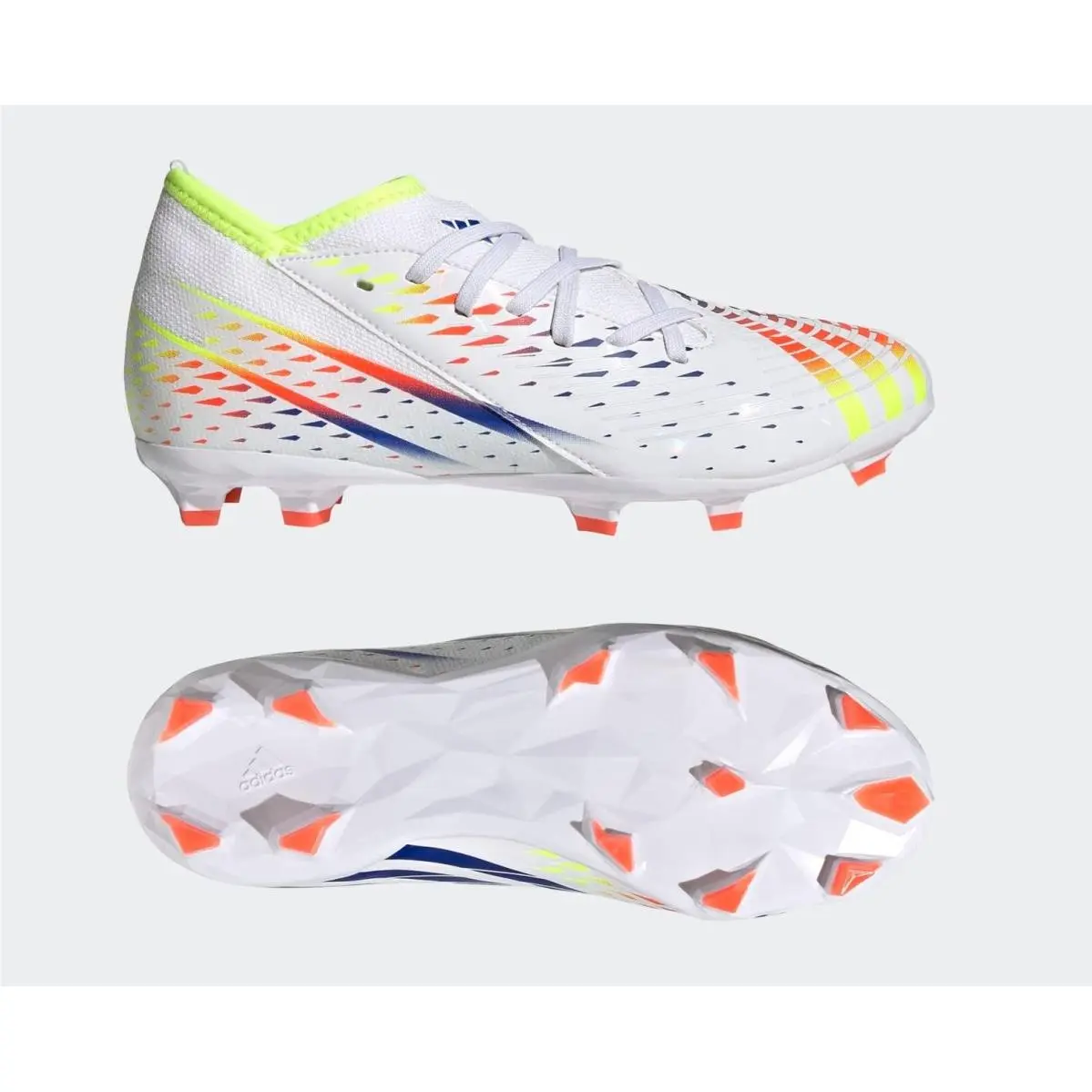 Adidas shoes - Cloud White / Solar Yellow / Power Blue 10
