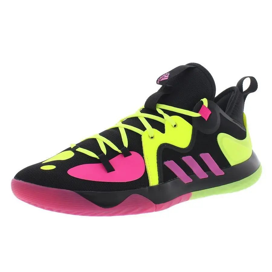 Adidas shoes - Black/Shock Pink/Team Solar Yellow, Main: Multi-colored 3