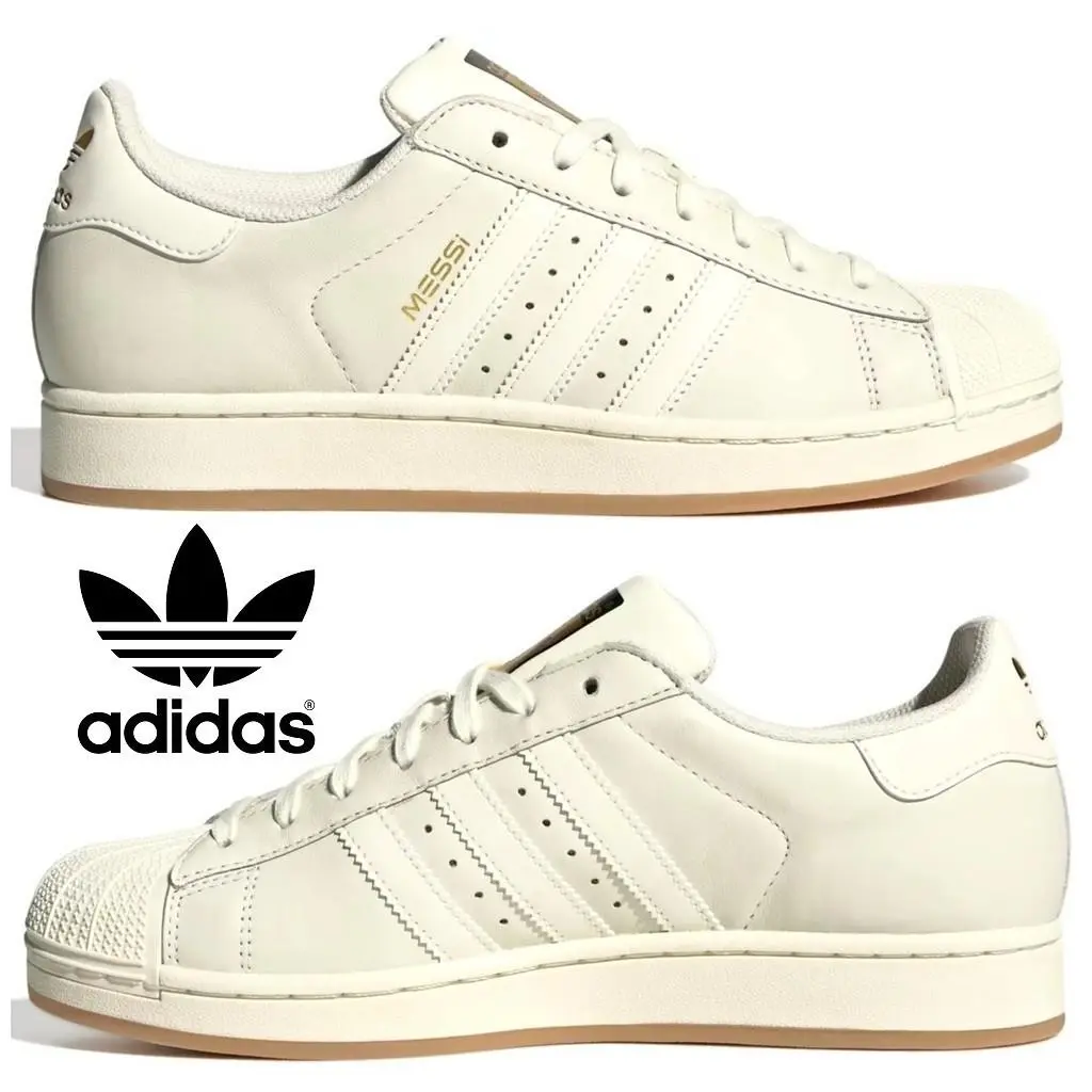 Adidas Originals Superstar Messi Men`s Sneakers Comfort Sport Casual Shoes