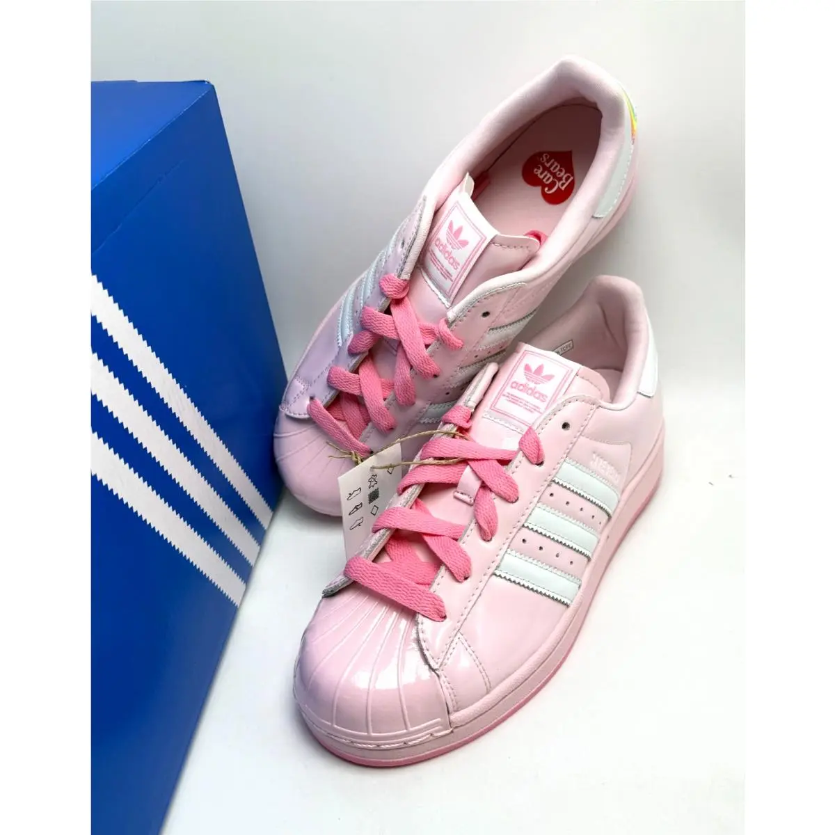 Adidas shoes - Adidas Care Bears Superstar II - KK4864 - Clear Pink / Footwear White / Bliss Pink 5