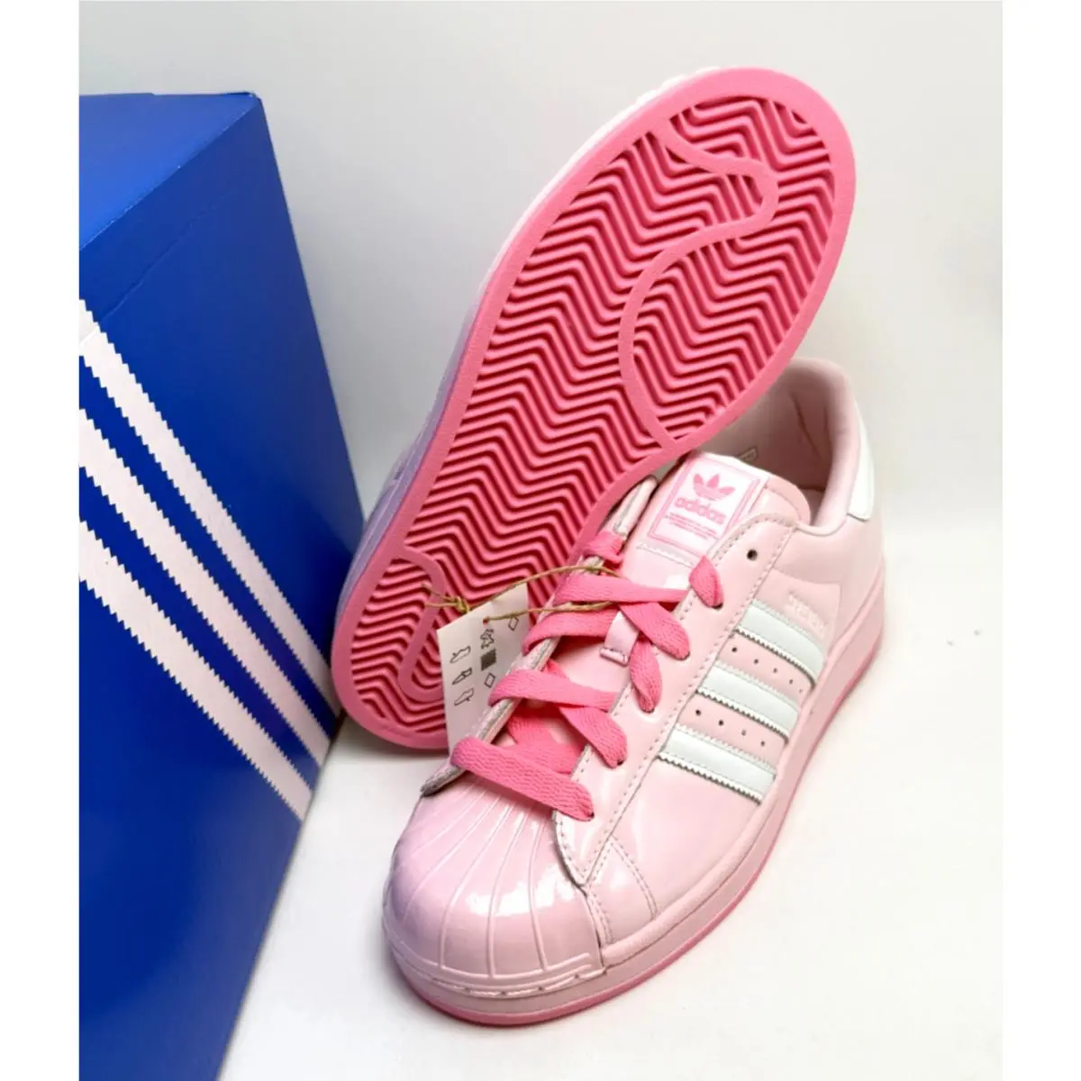 Adidas shoes - Adidas Care Bears Superstar II - KK4864 - Clear Pink / Footwear White / Bliss Pink 14
