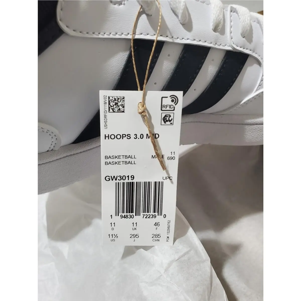 Adidas shoes - adidas Hoops - Hoops - GW3019 - White 31