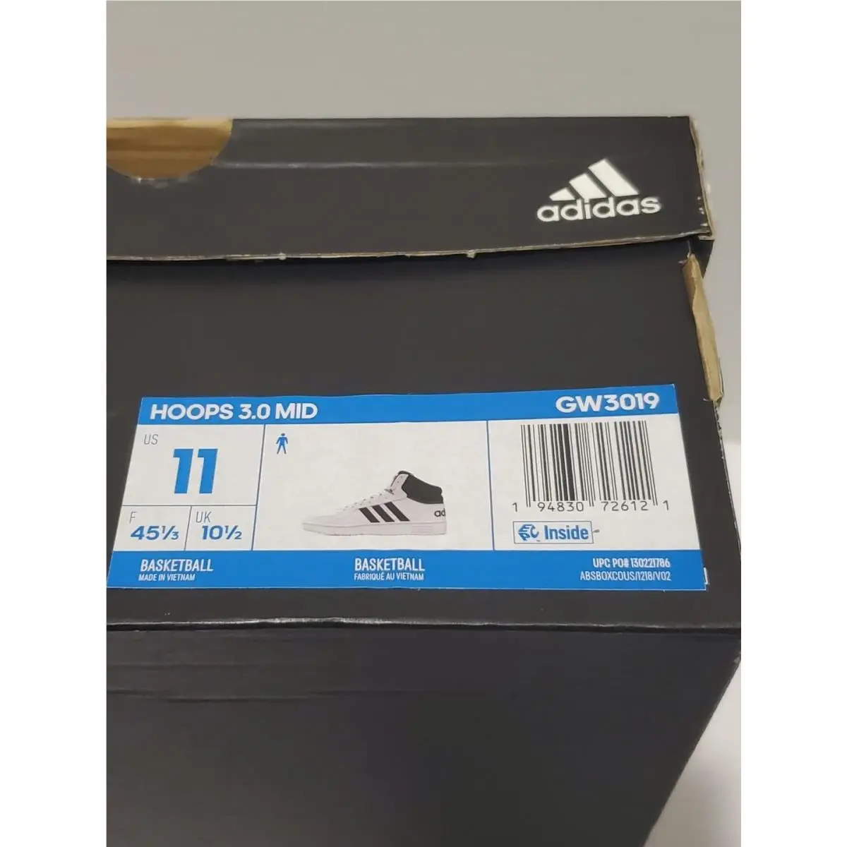 Adidas shoes - adidas Hoops - Hoops - GW3019 - White 1
