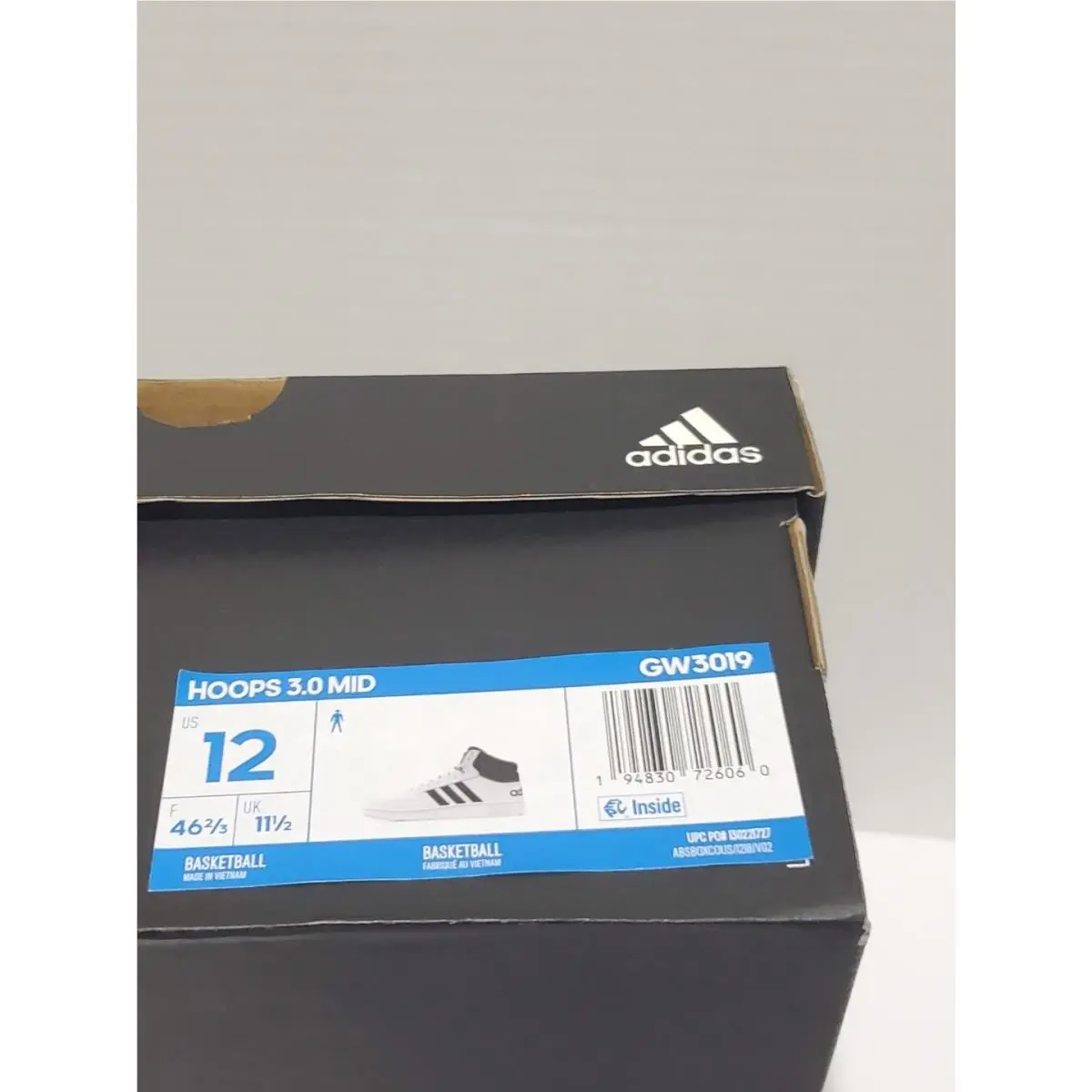 Adidas shoes - adidas Hoops - Hoops - GW3019 - White 2