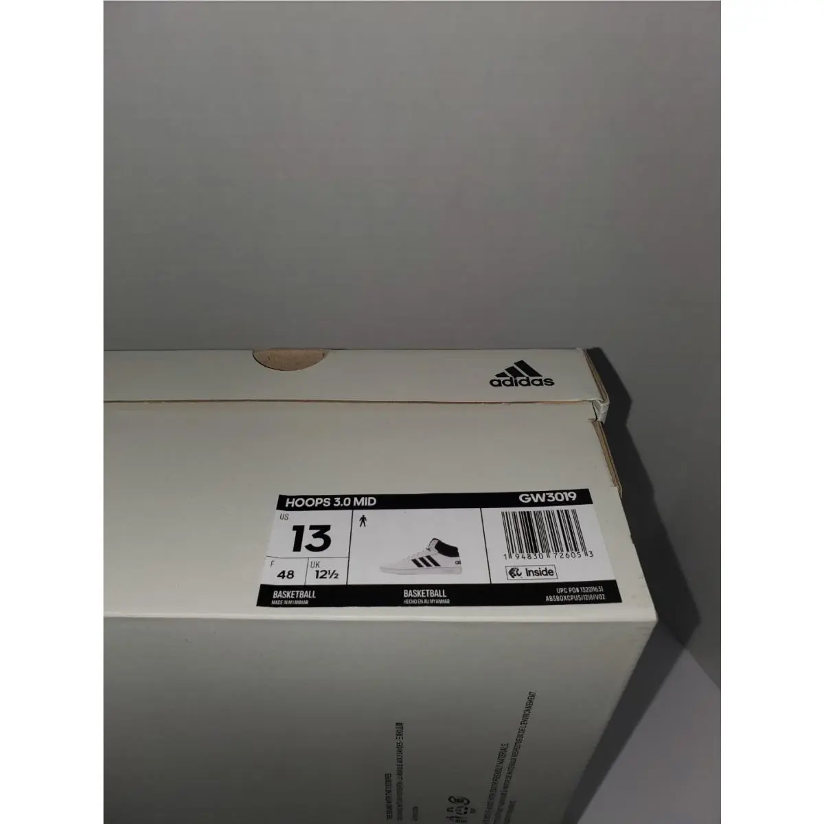 Adidas shoes - adidas Hoops - Hoops - GW3019 - White 3