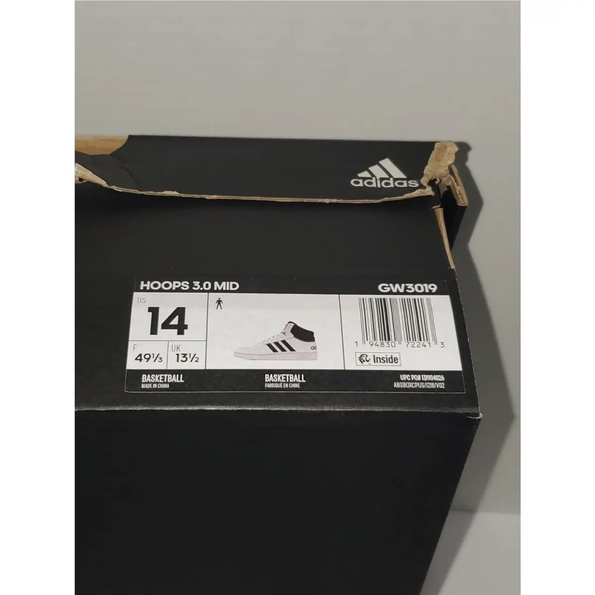 Adidas shoes - adidas Hoops - Hoops - GW3019 - White 4