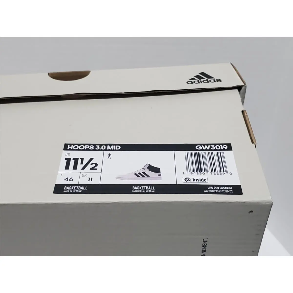 Adidas shoes - adidas Hoops - Hoops - GW3019 - White 33