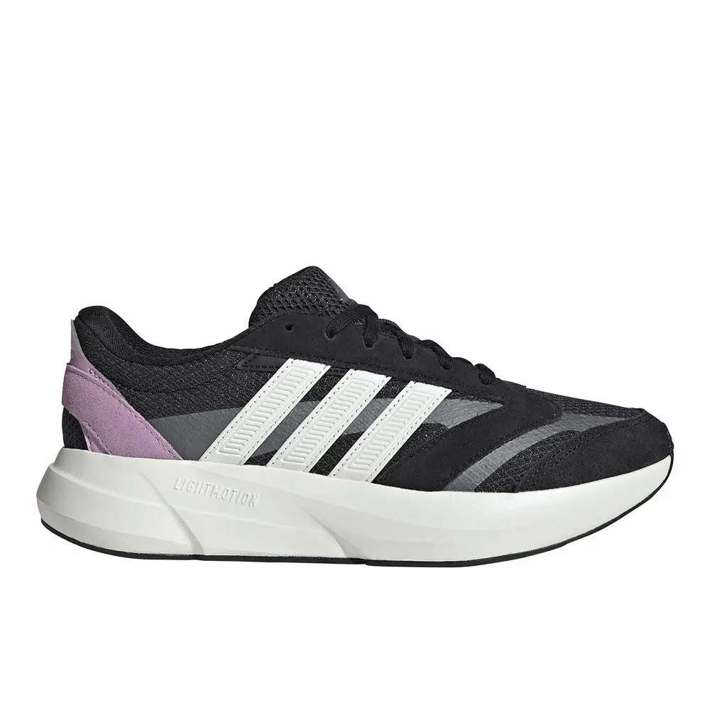 Adidas Lightshift 2.0 Lace Up Womens Black Sneakers Casual Shoes HP6972