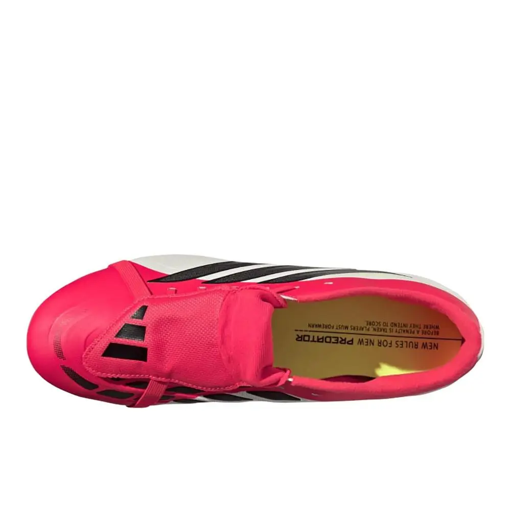Adidas shoes - adidas Predator Club FoldOver Tongue Firm GroundMulti Ground Foot - JS0346 - Pink, White 10