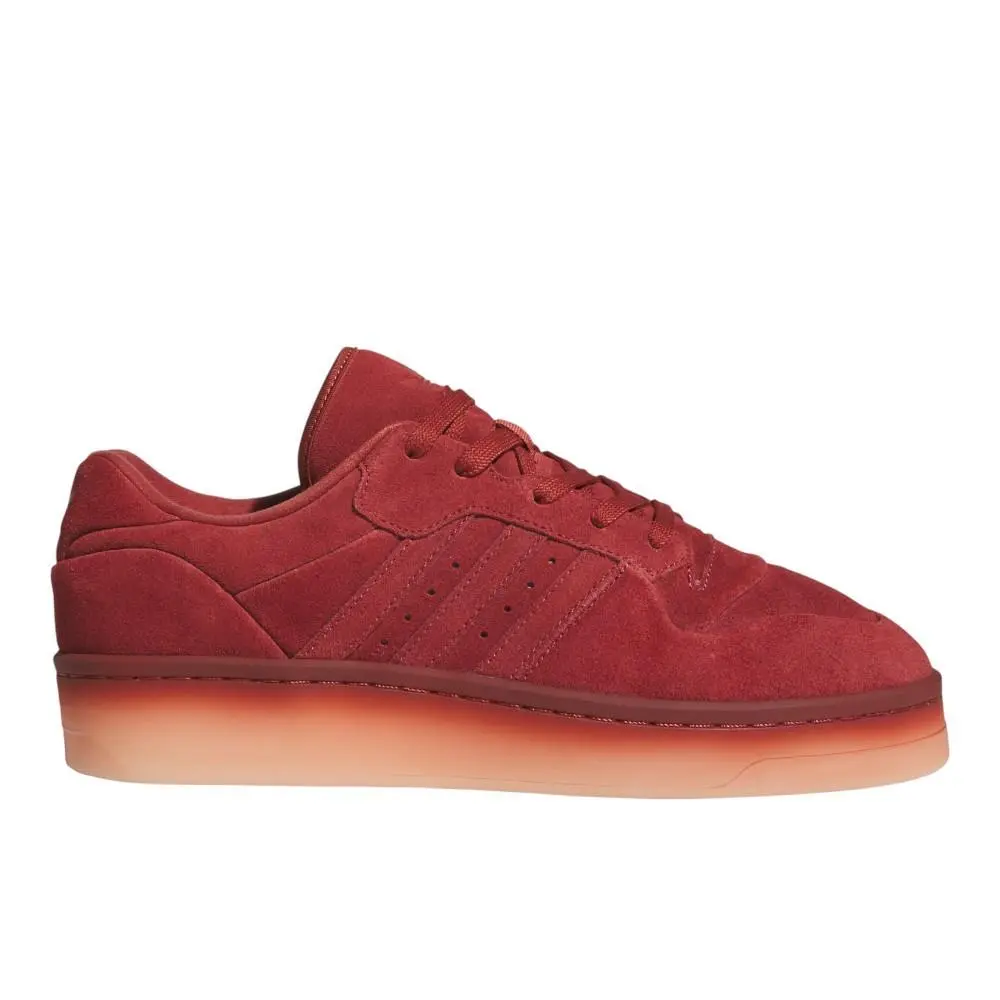 Adidas Rivalry Lux Low Lace Up Mens Red Sneakers Casual Shoes JH7971