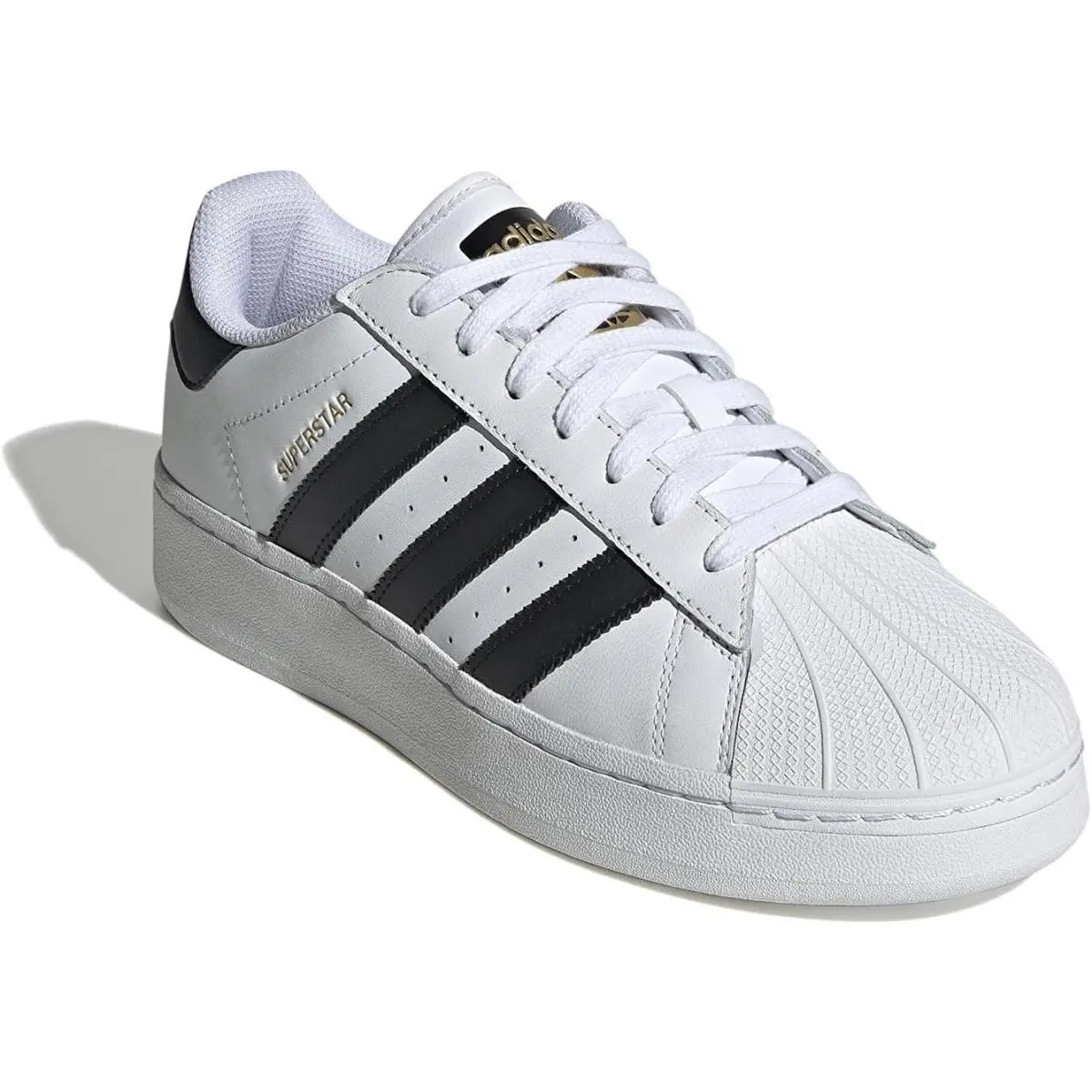 Adidas shoes - White / Black / Gold Metallic 4