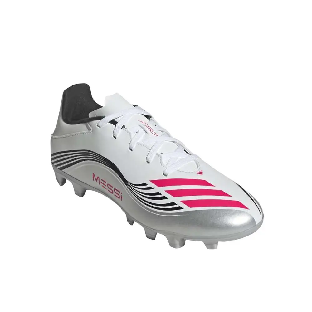 Adidas shoes - adidas F50 Messi Club Firm GroundMulti Ground Soccer Cleats - JP7443 - Silver, White 8