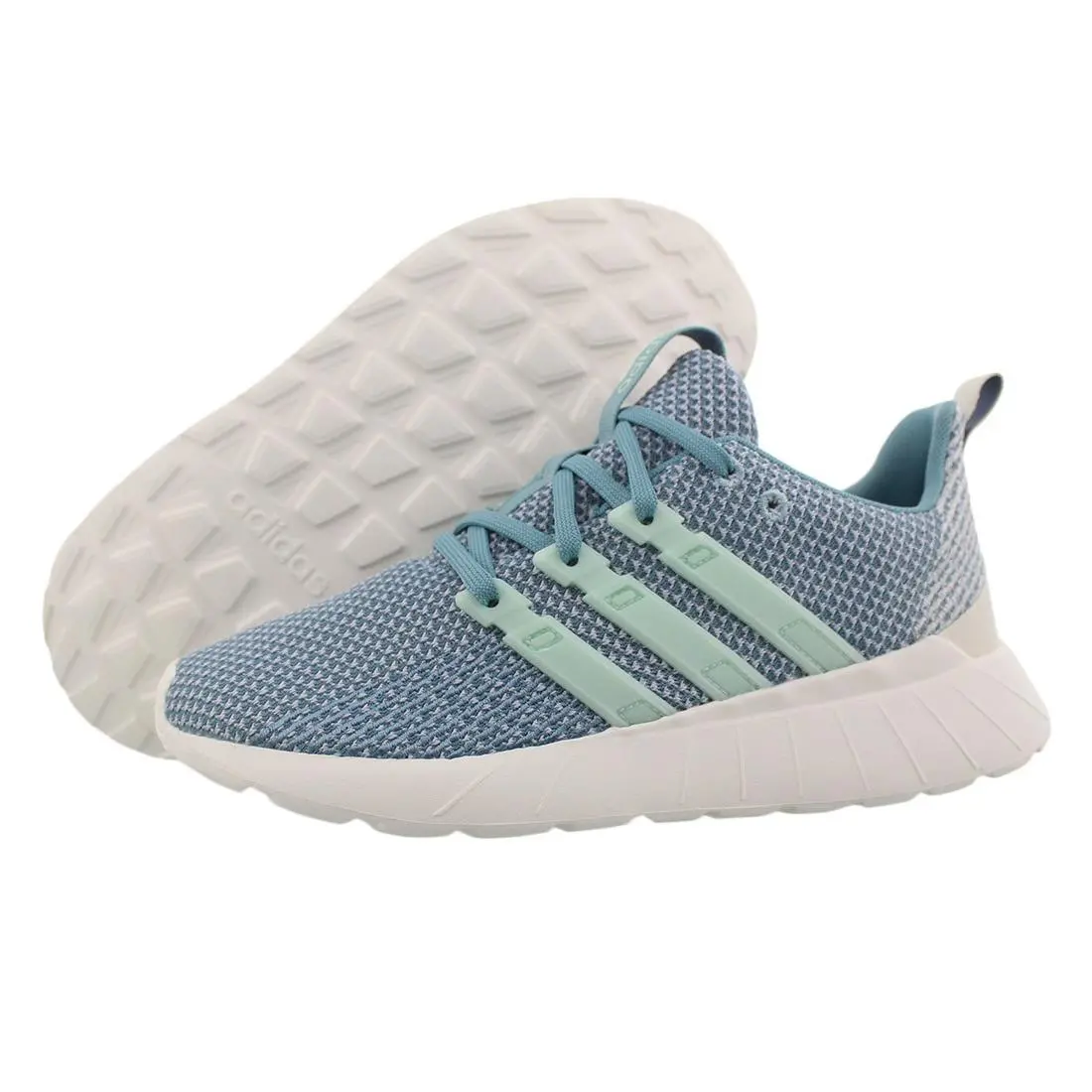 Adidas shoes - Ash Grey/Ice Mint/Raw Grey, Main: Blue 3