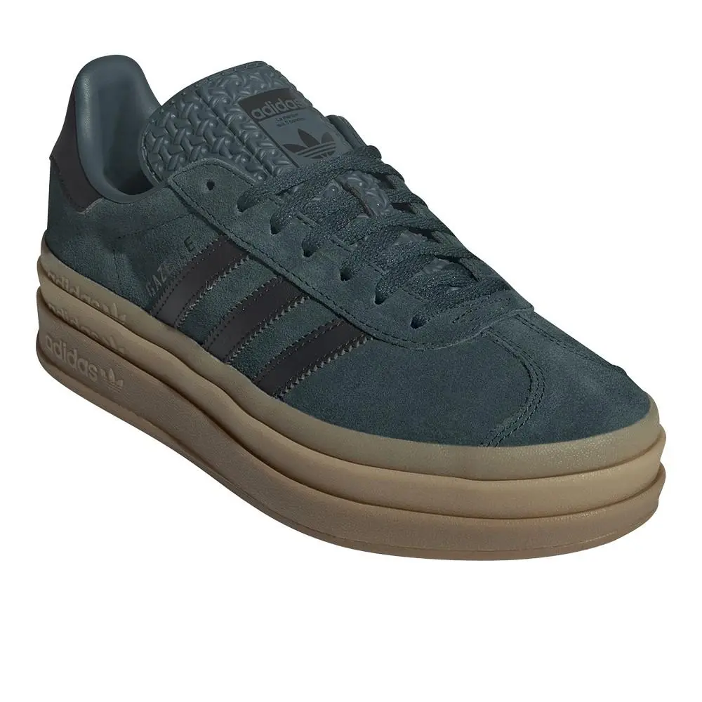 Adidas shoes - adidas Gazelle Bold Lace Up - JQ3583 - Green 0