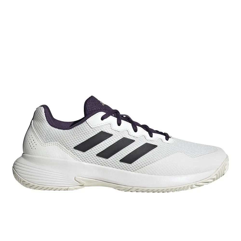 Adidas Gamecourt 2 Tennis Mens White Sneakers Athletic Shoes JS1949