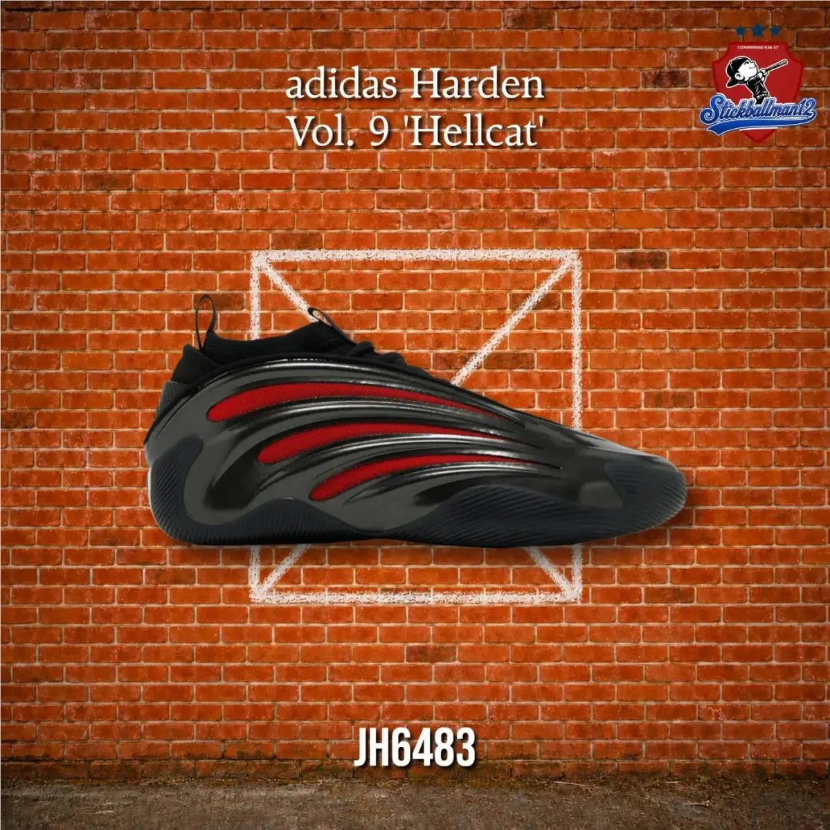 Harden Vol. 9 Hell Cat JH6483 by Adidas