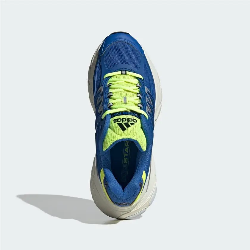 Adidas shoes - Blue / Silver Metallic / Solar Yellow 7