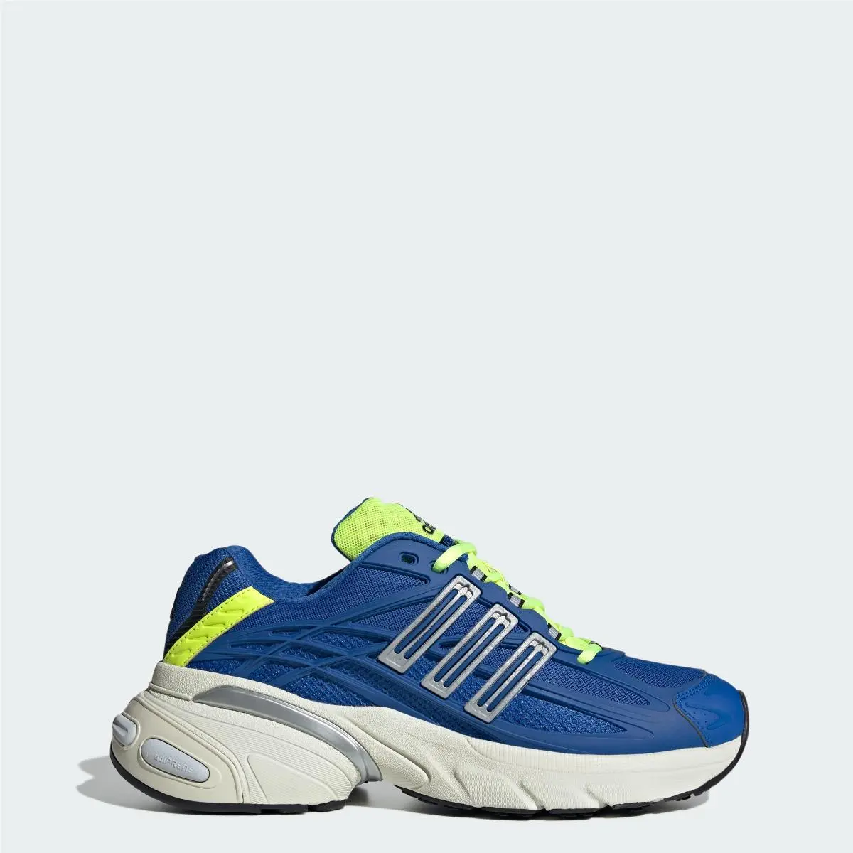 Adidas shoes - Blue / Silver Metallic / Solar Yellow 5