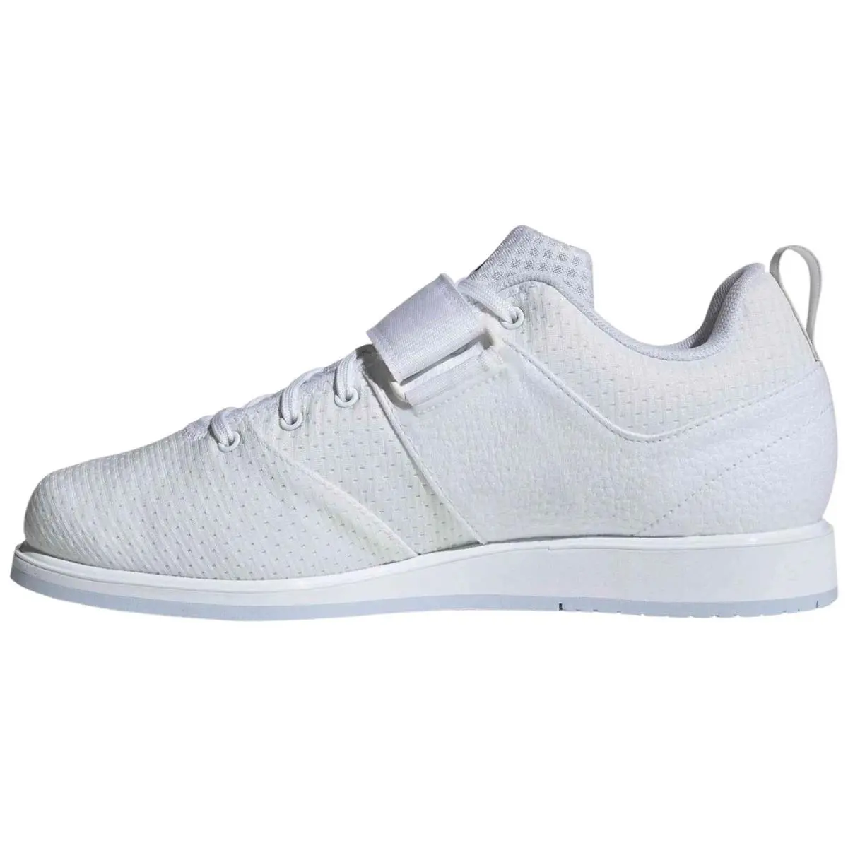 Adidas Powerlift 5 White Black Crystal Sky Mens JP6199 Sz 8.5
