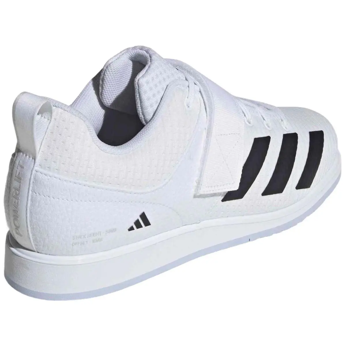 Adidas shoes - Powerlift 5 White Black Crystal Sky - JP6199 - Gray 6