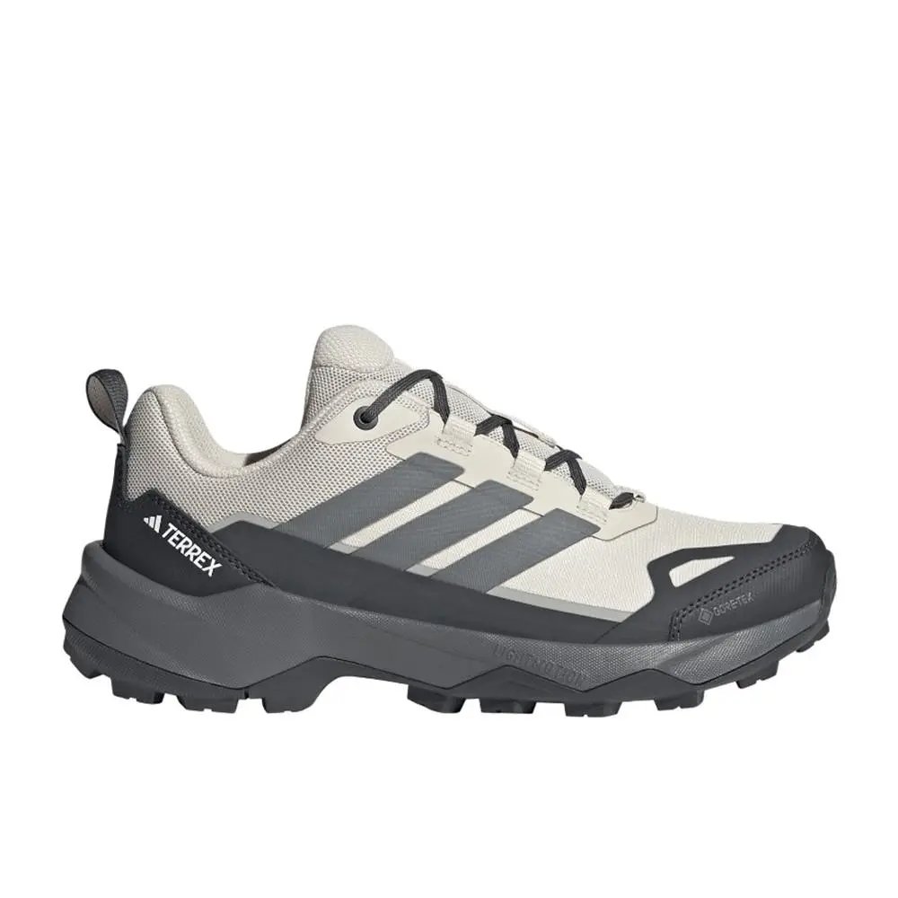 Adidas Terrex Skychaser Ax5 Goretex Hiking Womens Beige Grey Sneakers Athletic