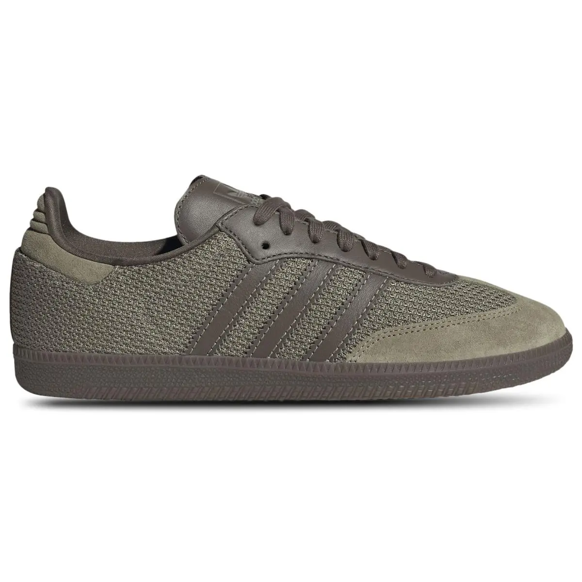 JR0885 Mens Adidas Samba OG `orbit Green Cargo Brown` - Orbit Green/Cargo Brown/Gum