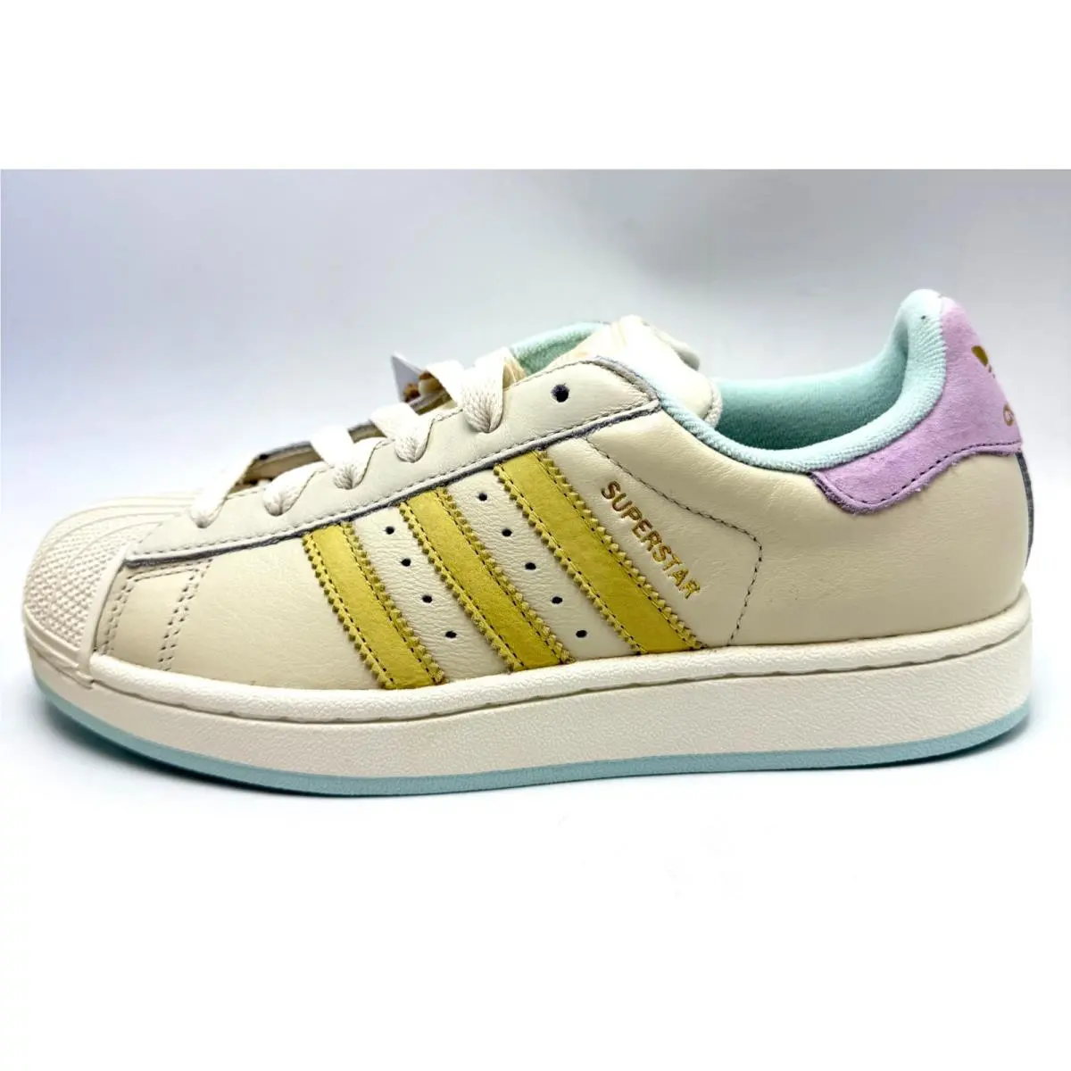 Adidas shoes - adidas Superstar - Superstar - KJ0445 - Off White/Powder Yellow/Halo Mint 8