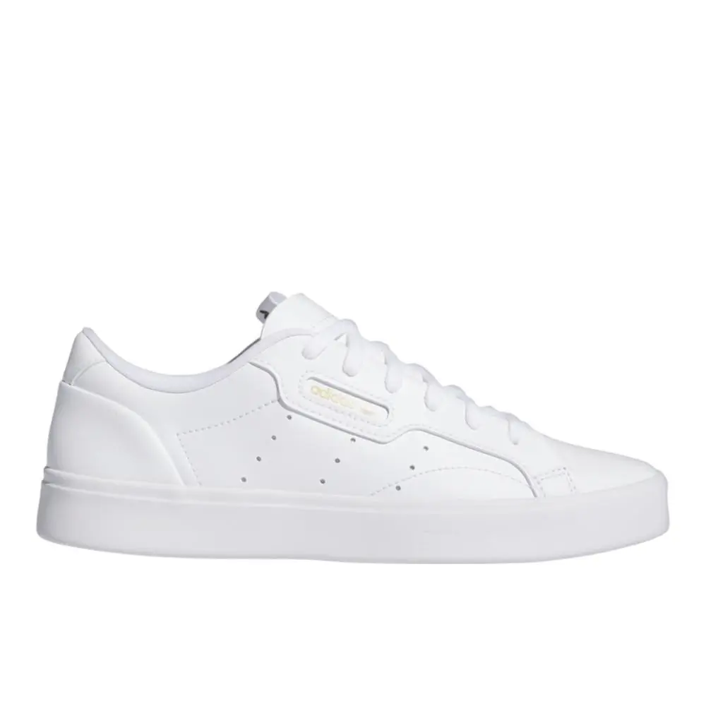 Adidas Sleek Lace Up Womens White Sneakers Casual Shoes IH1295