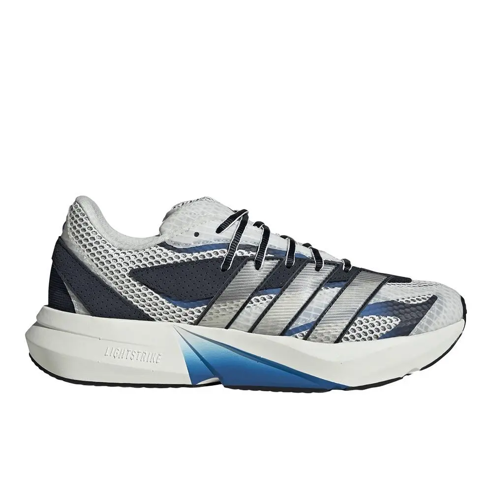 Adidas Lightblaze Lace Up Mens Off White Sneakers Casual Shoes HQ9344