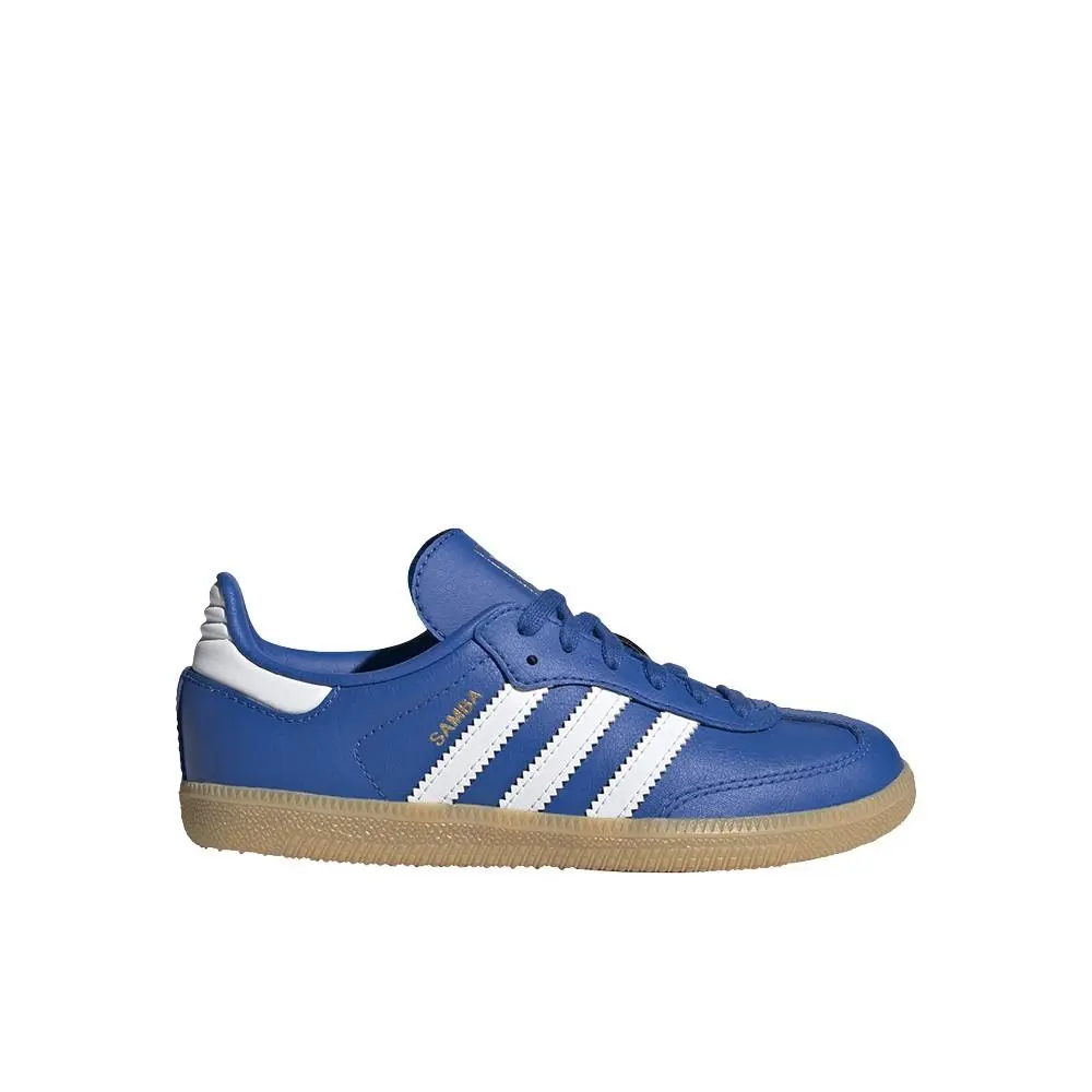 Adidas Samba Og Lace Up Toddler Boys Blue Sneakers Casual Shoes JR7431
