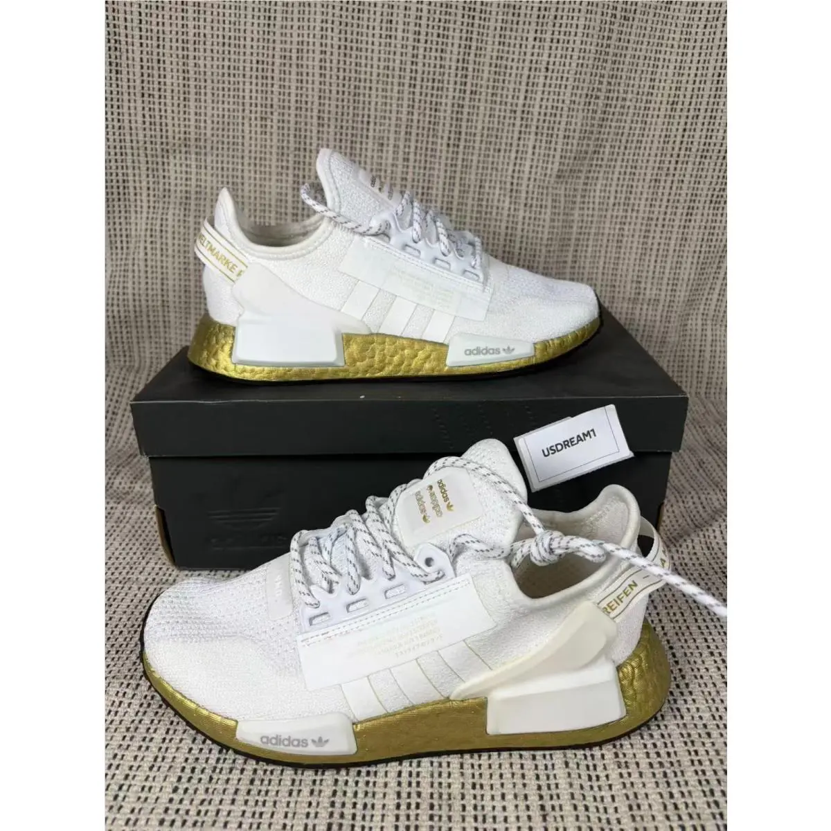 Adidas shoes - adidas NMD R1 - NMD - FW5450 - Gold 7