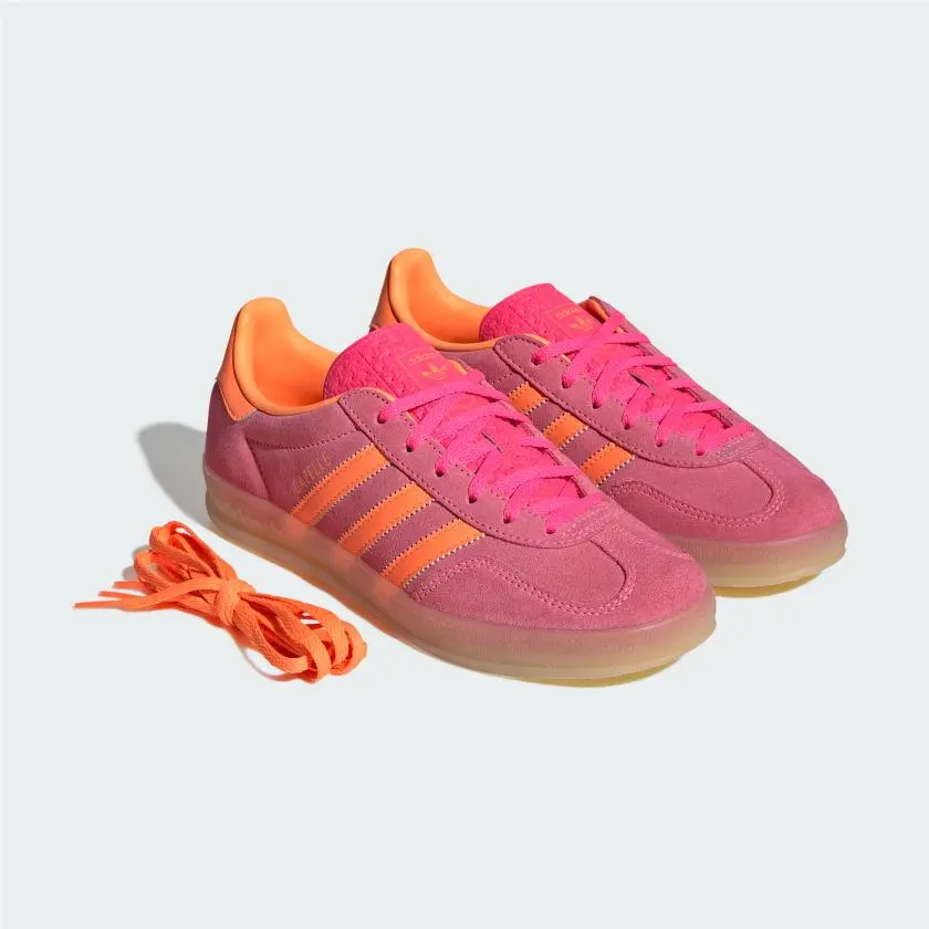 Adidas shoes - Lucid Pink / Lucid Orange / Gum 4