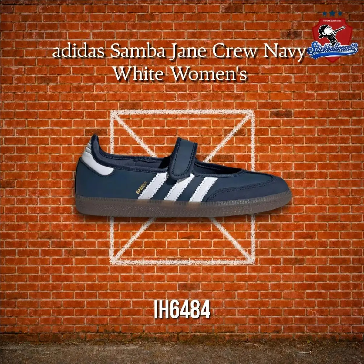 Adidas Samba Jane Crew Navy White Women`s - IH6484
