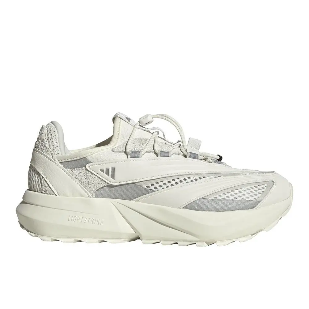 Adidas Lightblaze Vista Lace Up Womens White Sneakers Casual Shoes JR7246