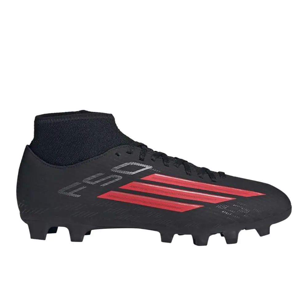 Adidas shoes - adidas F50 Club Mid Firm GroundMultiGround Soccer Cleats - JQ4031 - Black, Red 7