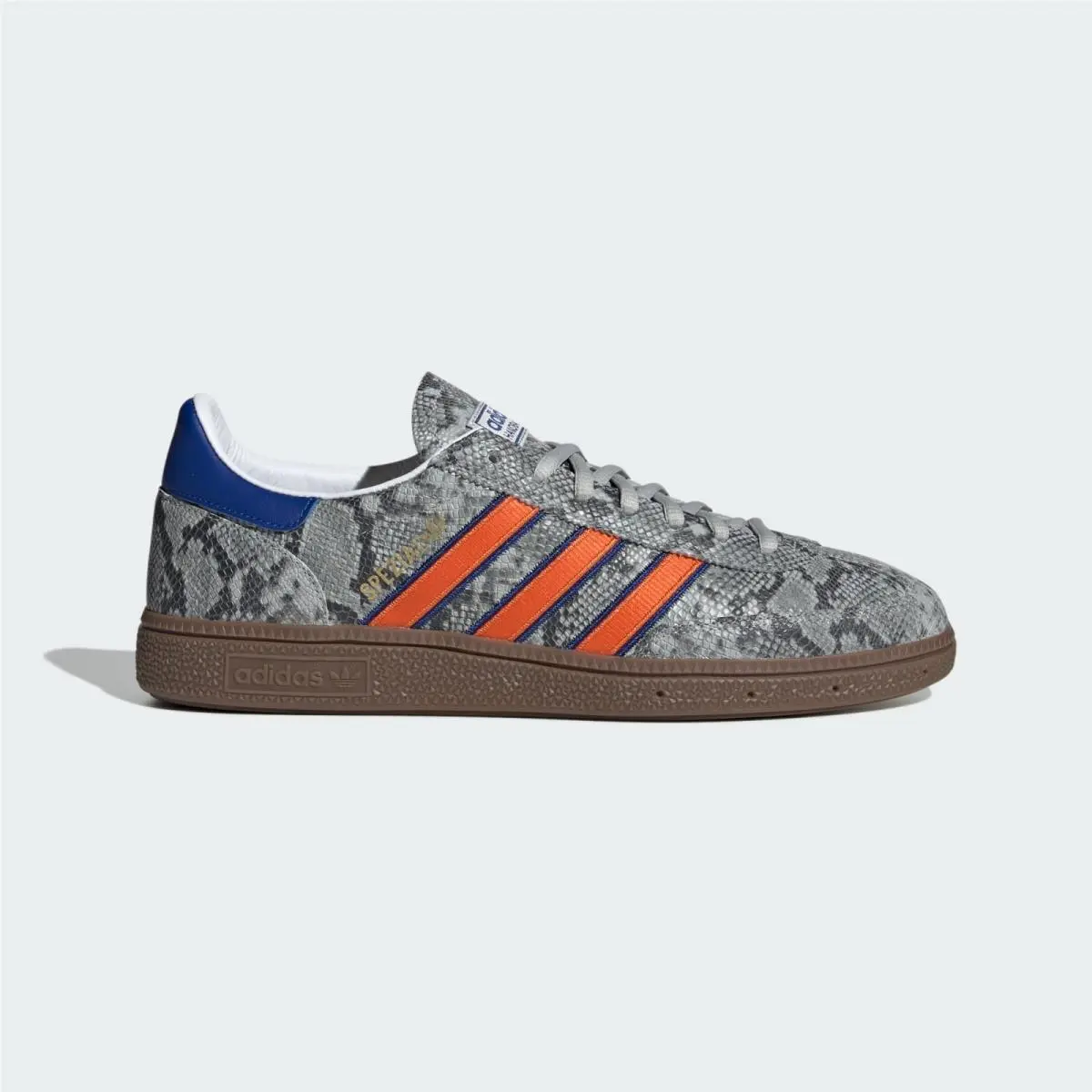 Adidas Handball Spezial Snakeskin Grey Two Orange Collegiate Royal KK1190 Men