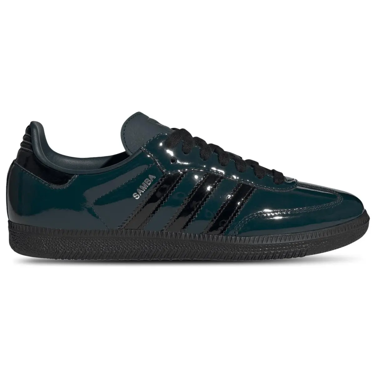 JR8750 Womens Adidas Samba OG `aurora Ivy Black Patent`