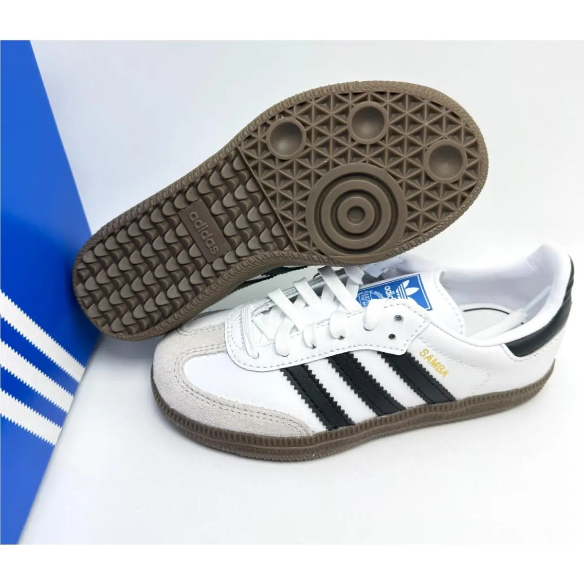 Adidas shoes - adidas Samba OG - Samba - Cloud White/Core Black/Gum 12