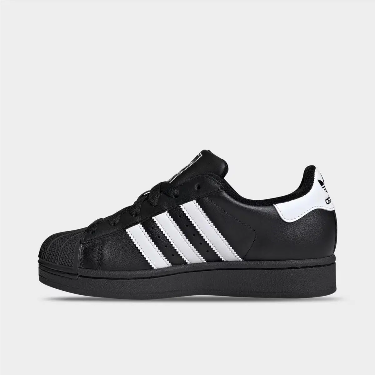 Big Kids` Adidas Originals Superstar II Casual Shoes Black/white JH9977 001