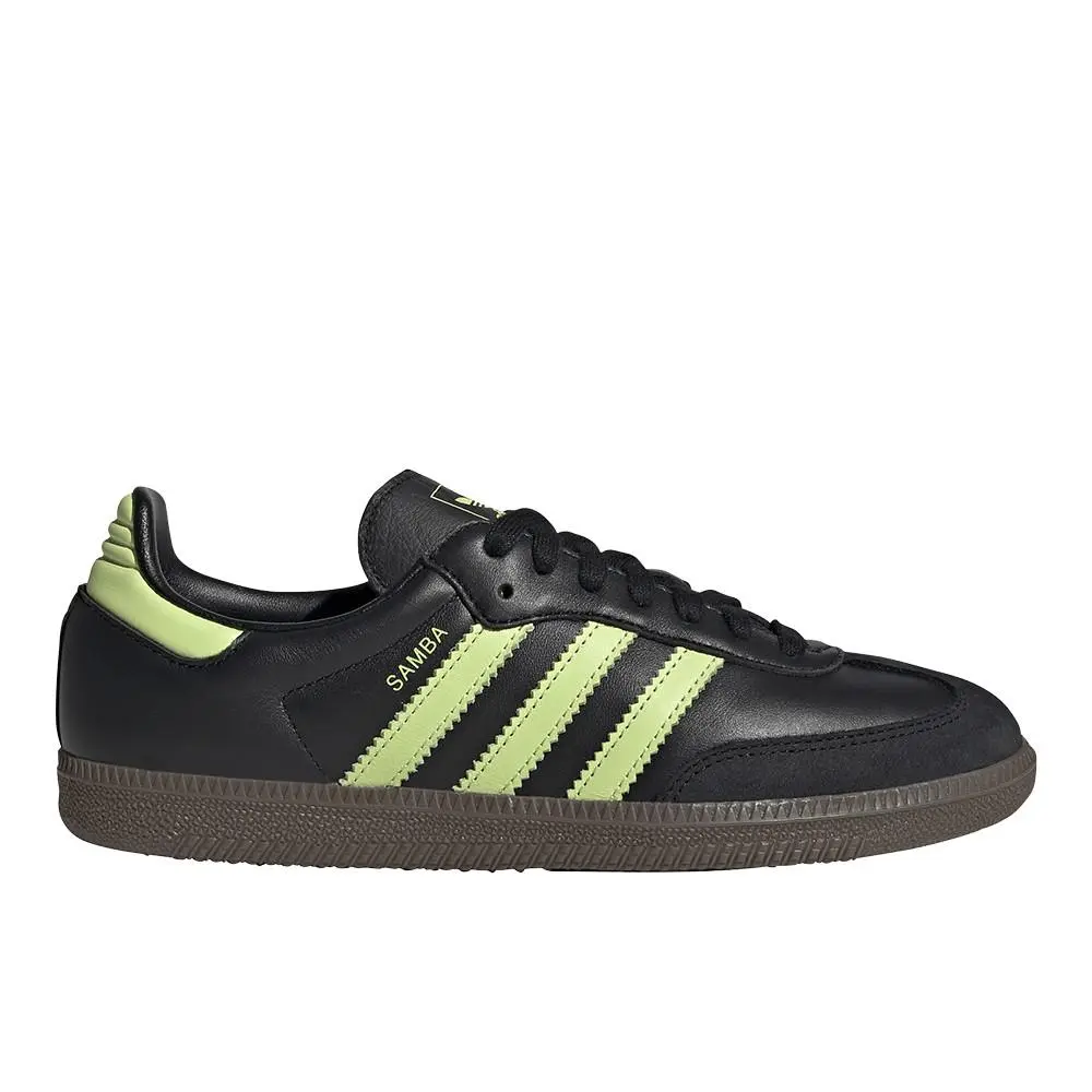 Adidas Samba Og Lace Up Womens Black Sneakers Casual Shoes JS1387