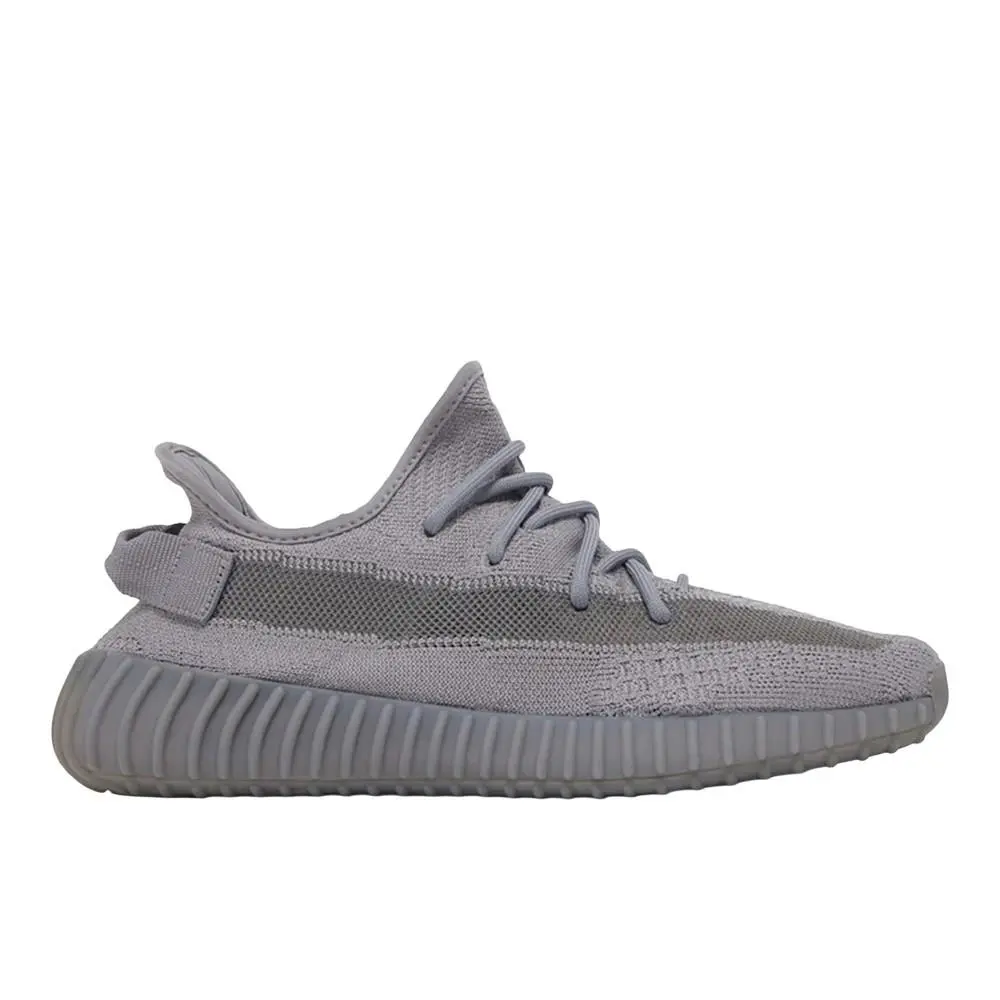 Adidas Yeezy Boost 350 V2 Lace Up Mens Grey Sneakers Casual Shoes IF3219