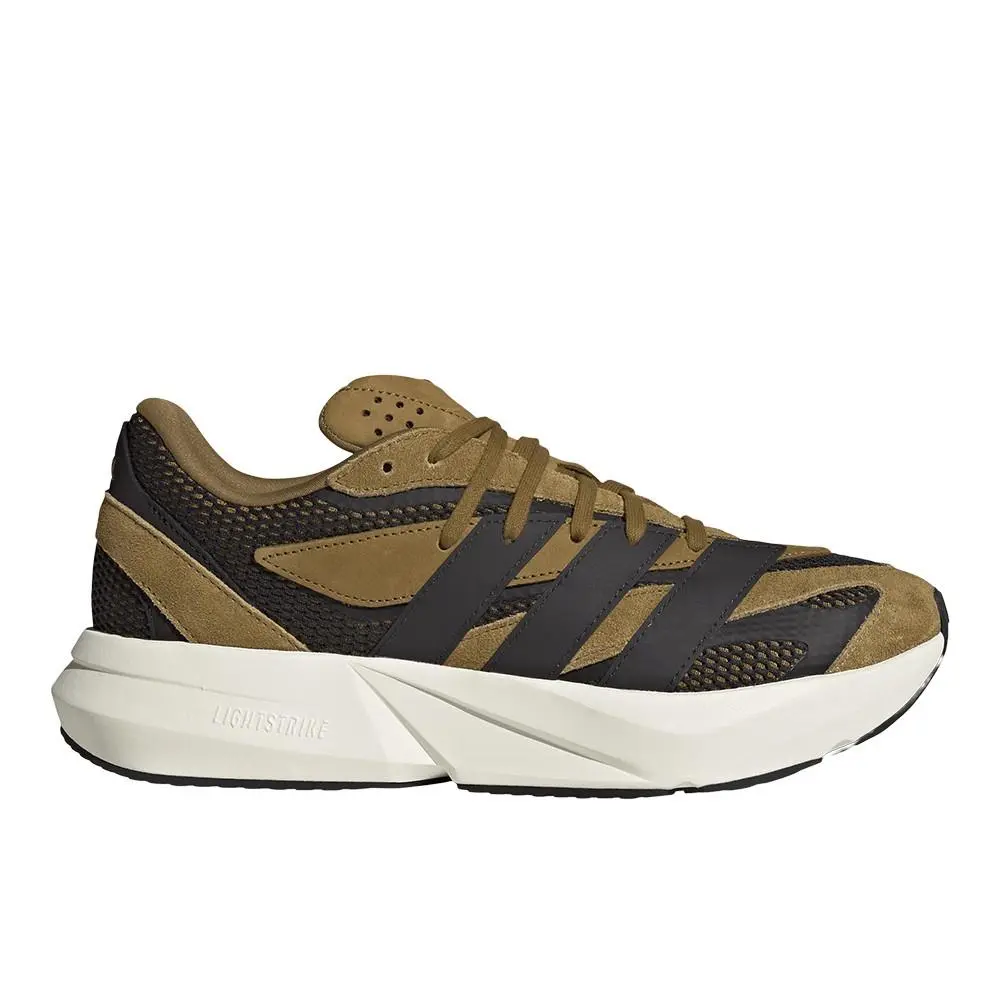 Adidas Lightblaze Lace Up Mens Black Brown Sneakers Casual Shoes JQ7198