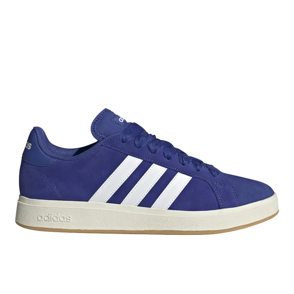 Adidas Grand Court Base 00S Lace Up Mens Blue Sneakers Casual Shoes IH1039